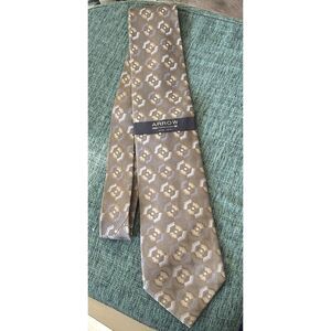 Arrow Shirt USA Taupe Cellular Men's Necktie Casual Dress NWT
